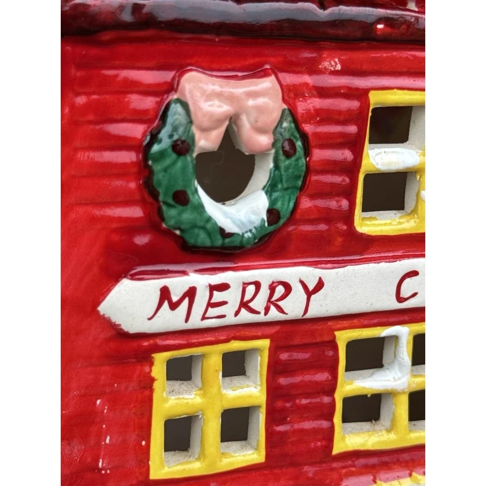 Vintage Seymour Mann porcelain village house light‎ up Christmas Village Decor